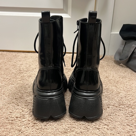 JEFFREY CAMPBELL Leather Platform Boots - Picture 3 of 6